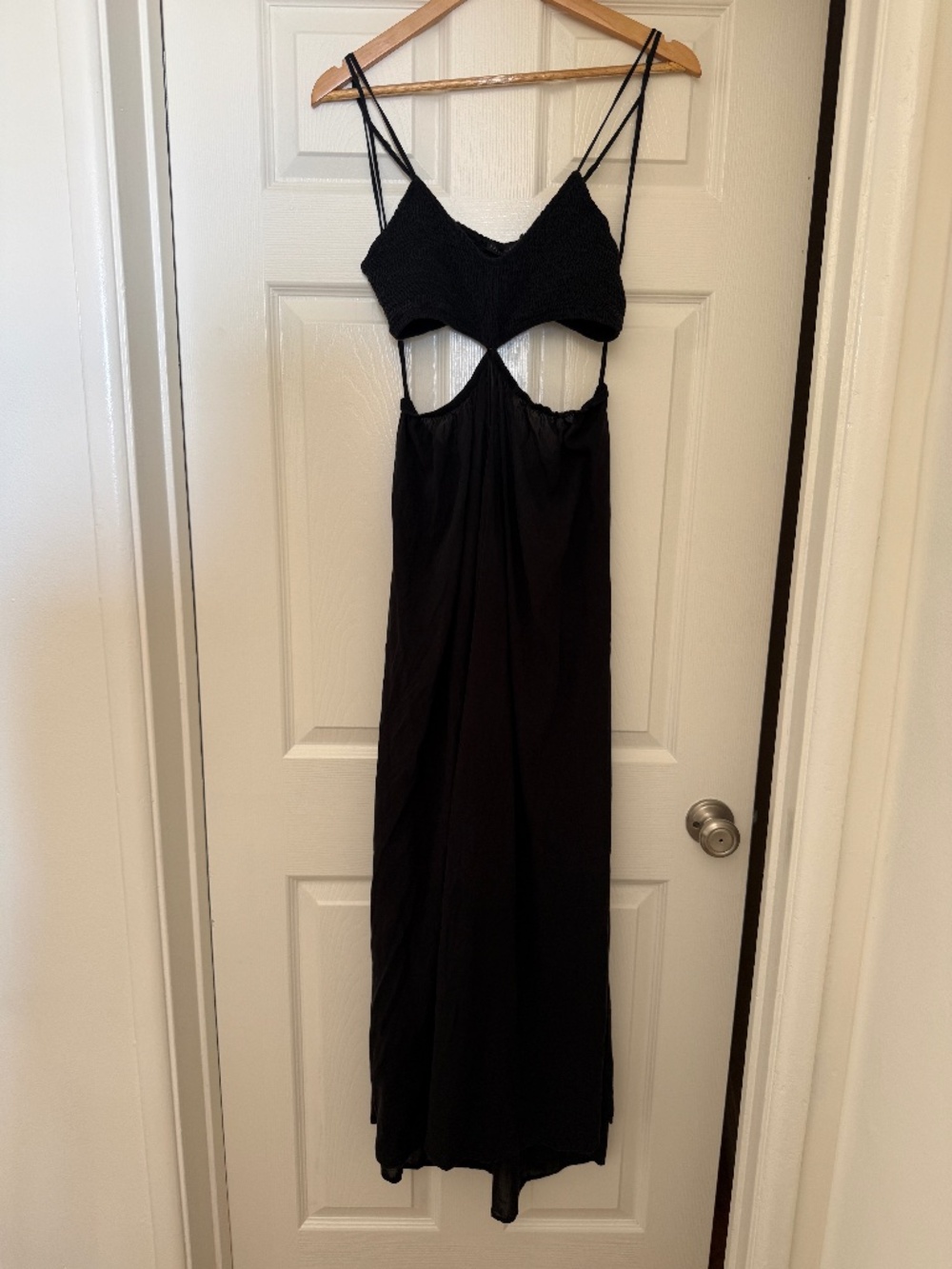 Gorgeous Indah Resort-Wear black maxi dress.